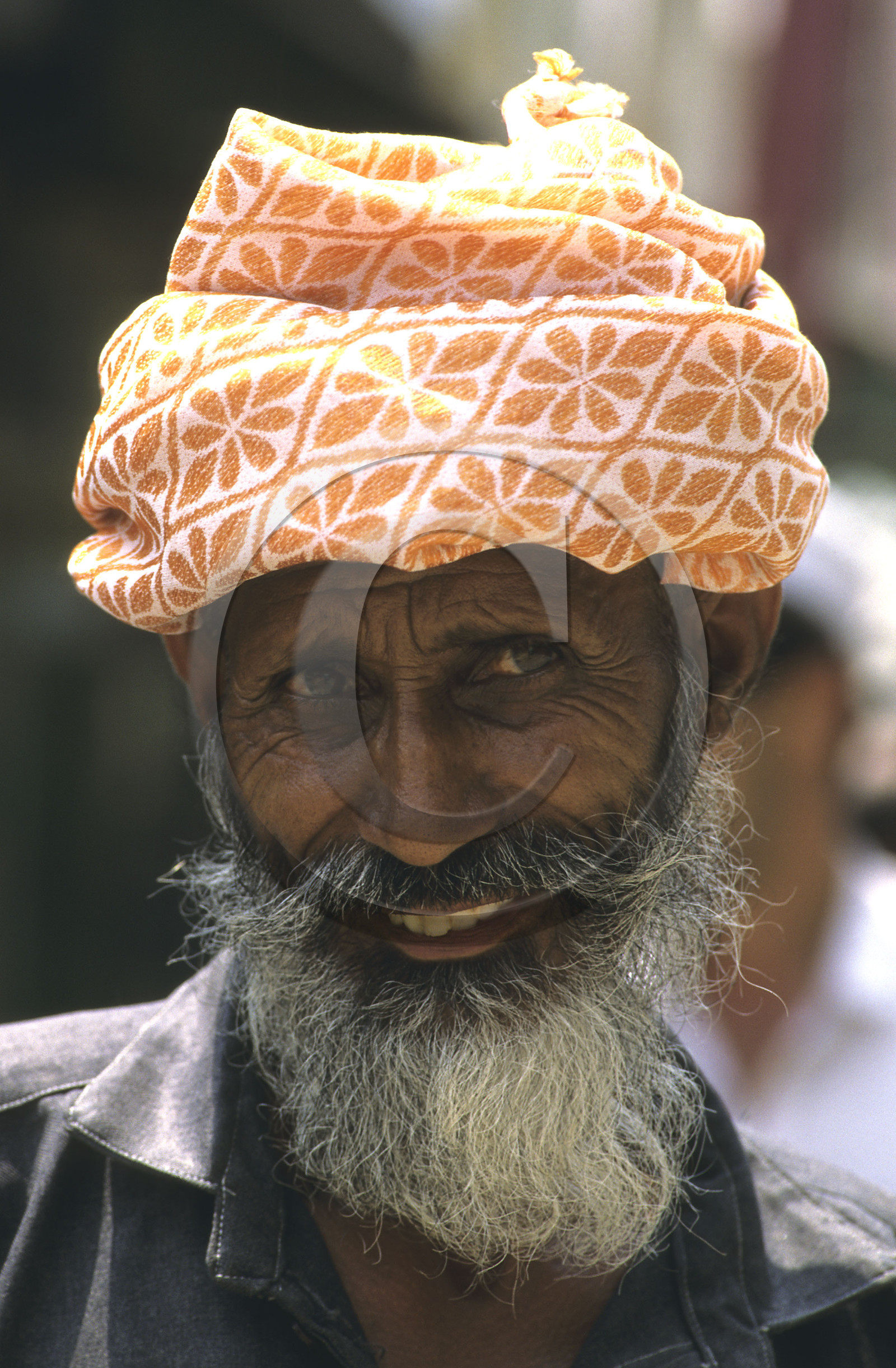 Portrait d'un homme au Pakistan