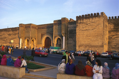 MAROC   MEKNES.PORTE BAB MANSOUR