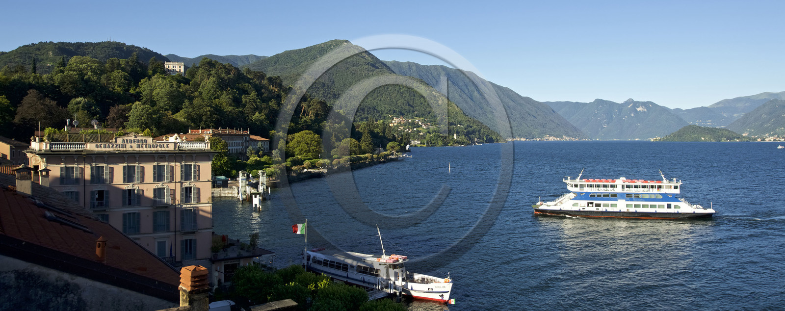 Italie lombardie lac come village bellagio