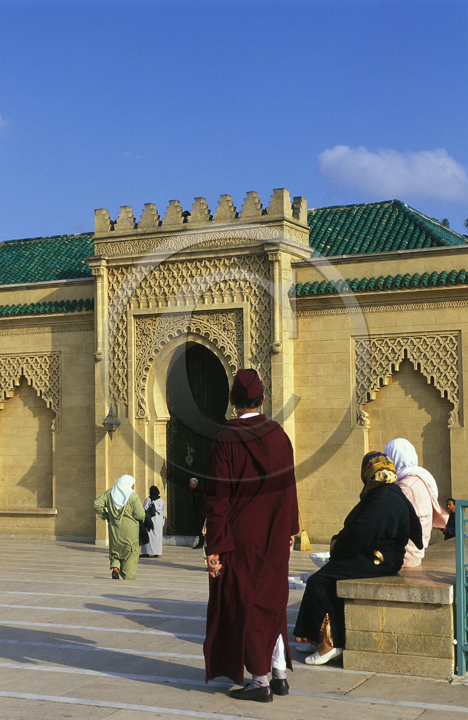 MAROC   RABAT.ESPLANADE DE LA MOSQUÉE YACOUB EL MANSOUR