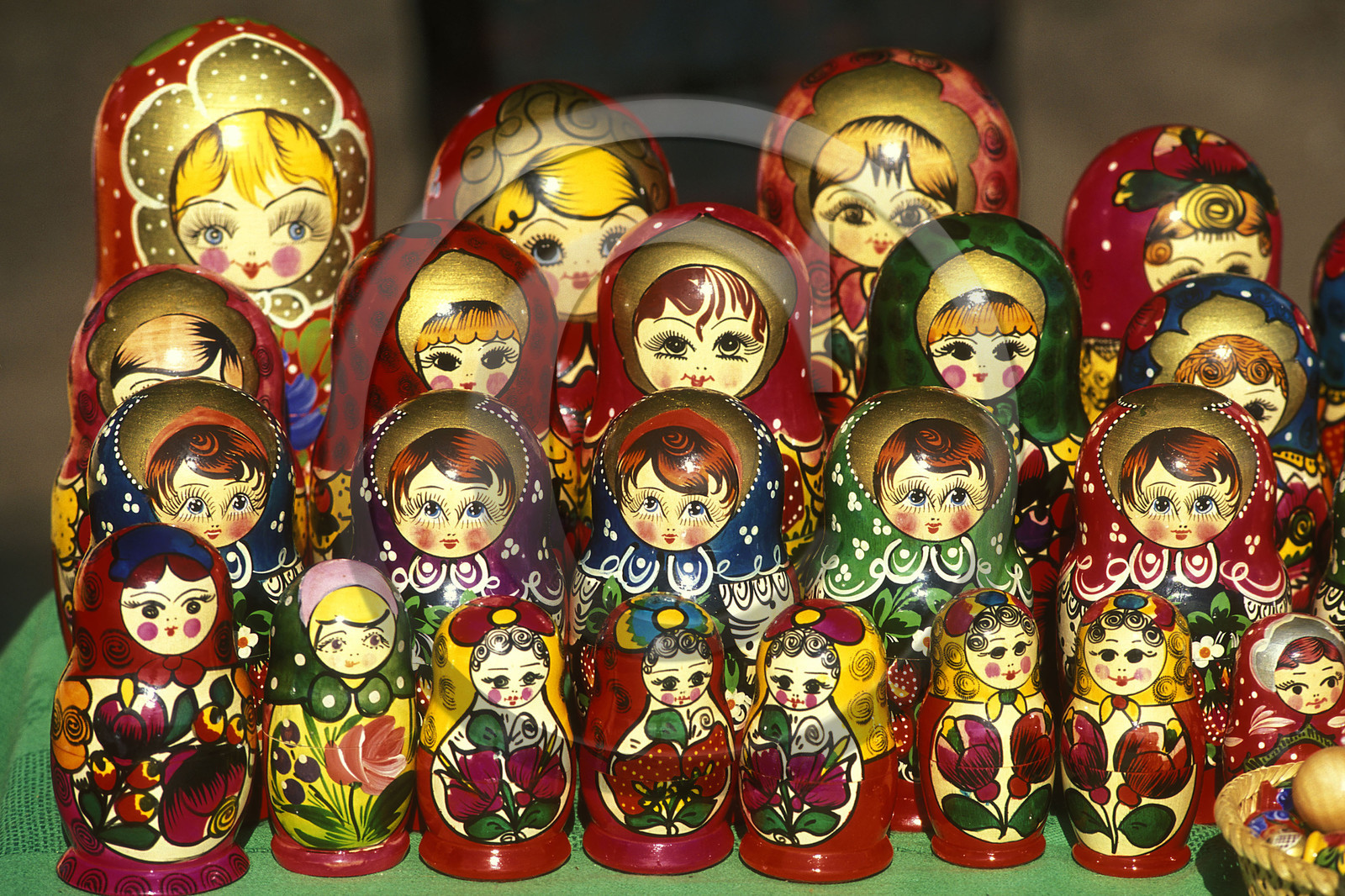 Matriochkas (poupées russes), Saint-Petersbourg, Russie