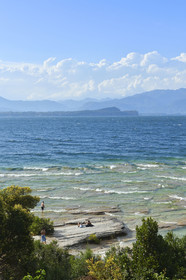 Italie lombardie lac garde sirmione plage