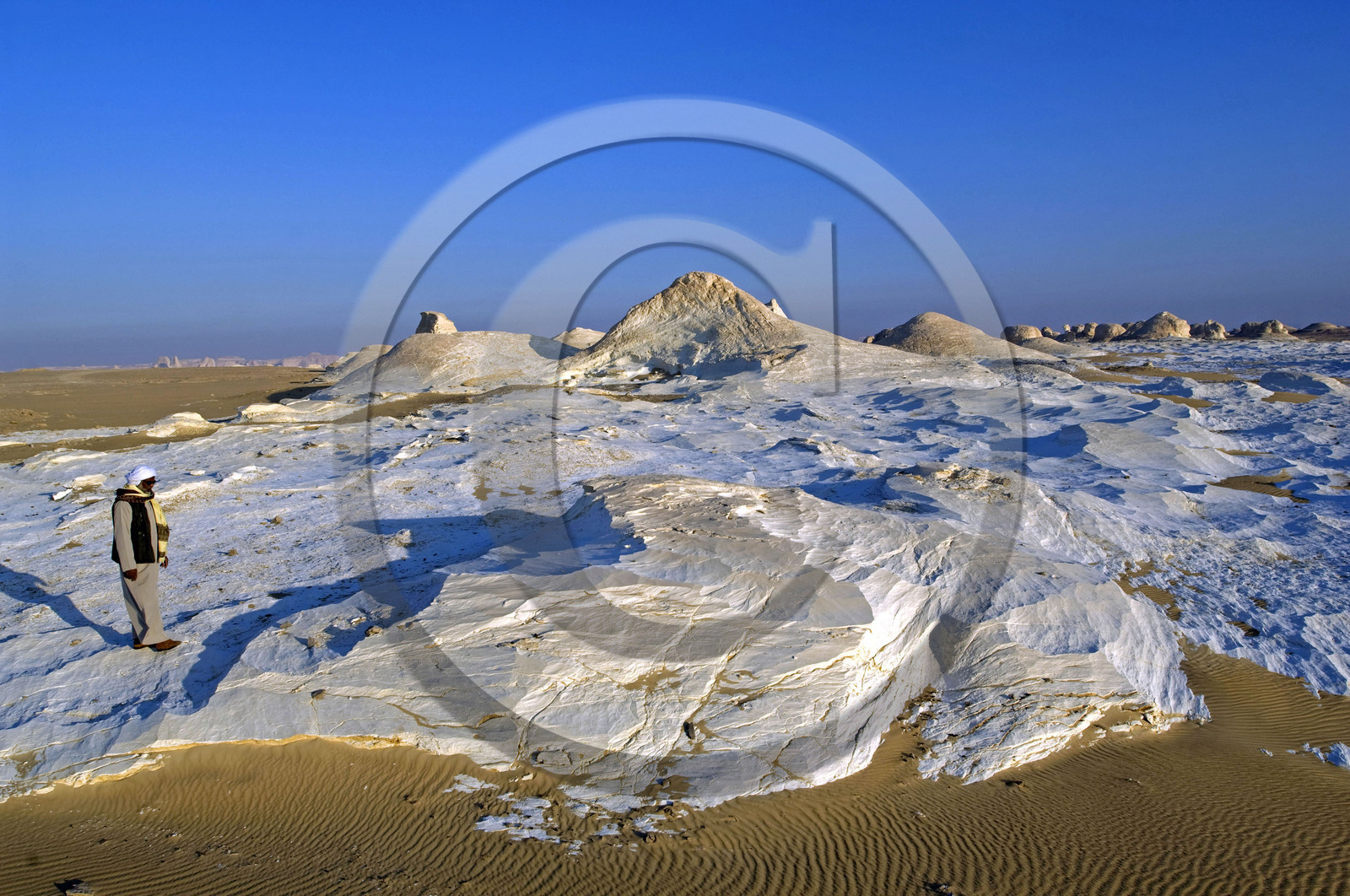 Egypte, désert blanc