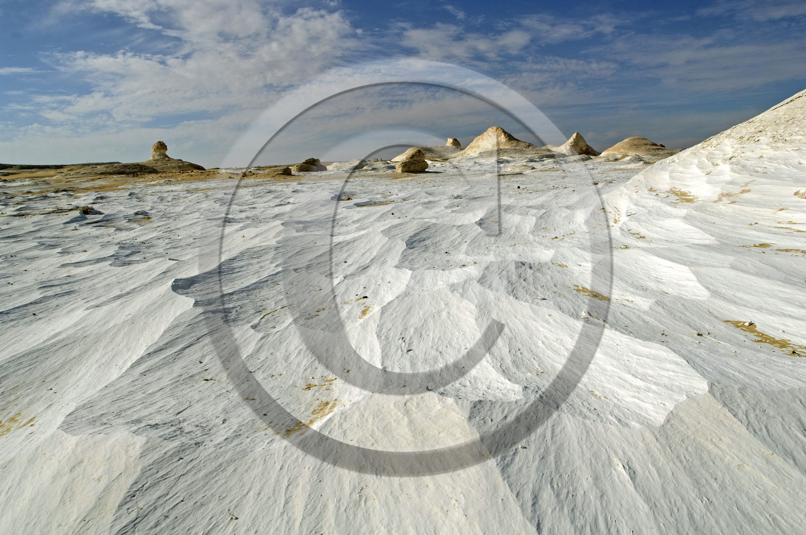 Egypte, désert blanc