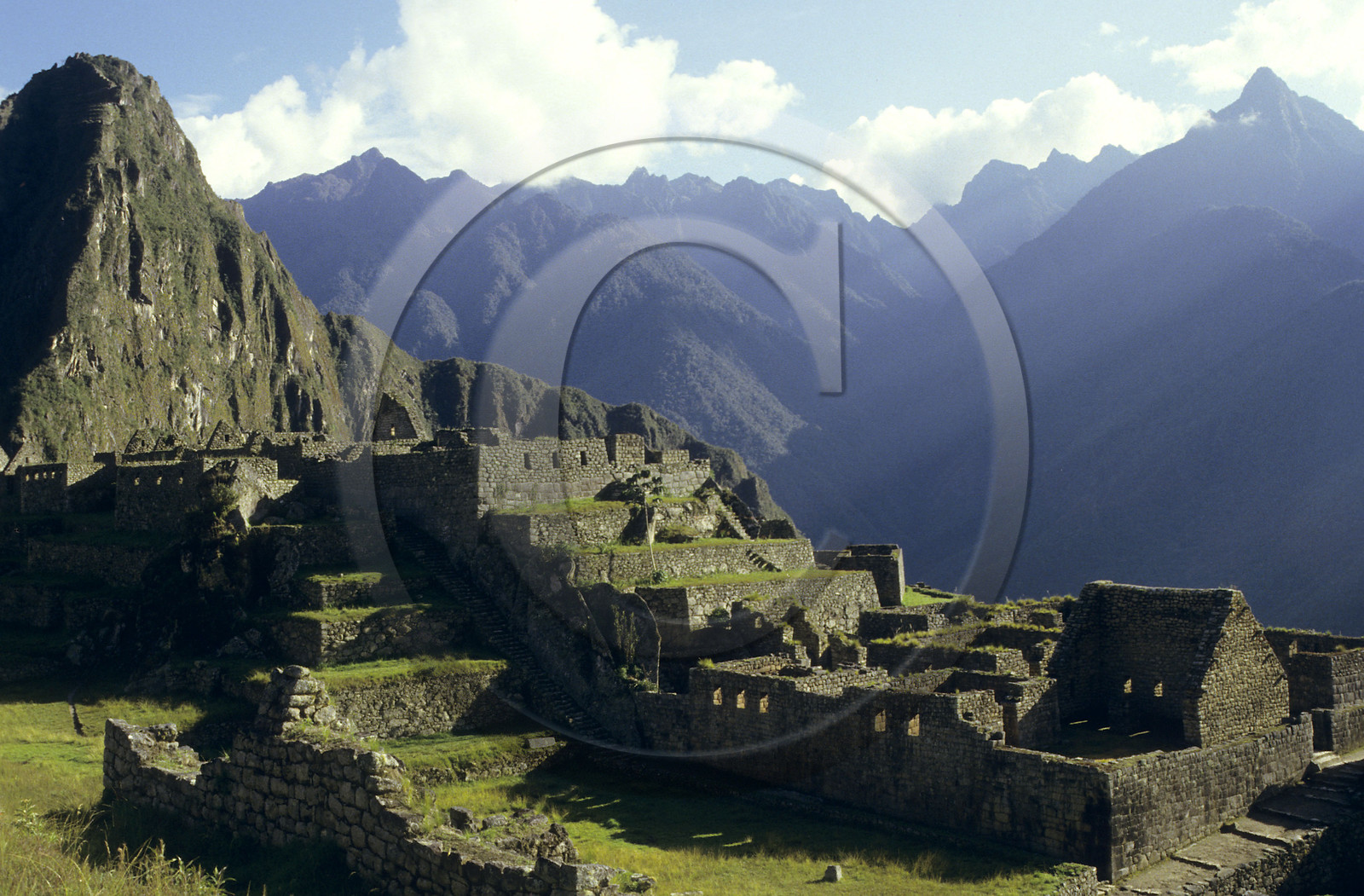 Site Inca deu Macchu Piccu dans les Andes Péruviennes, Pérou