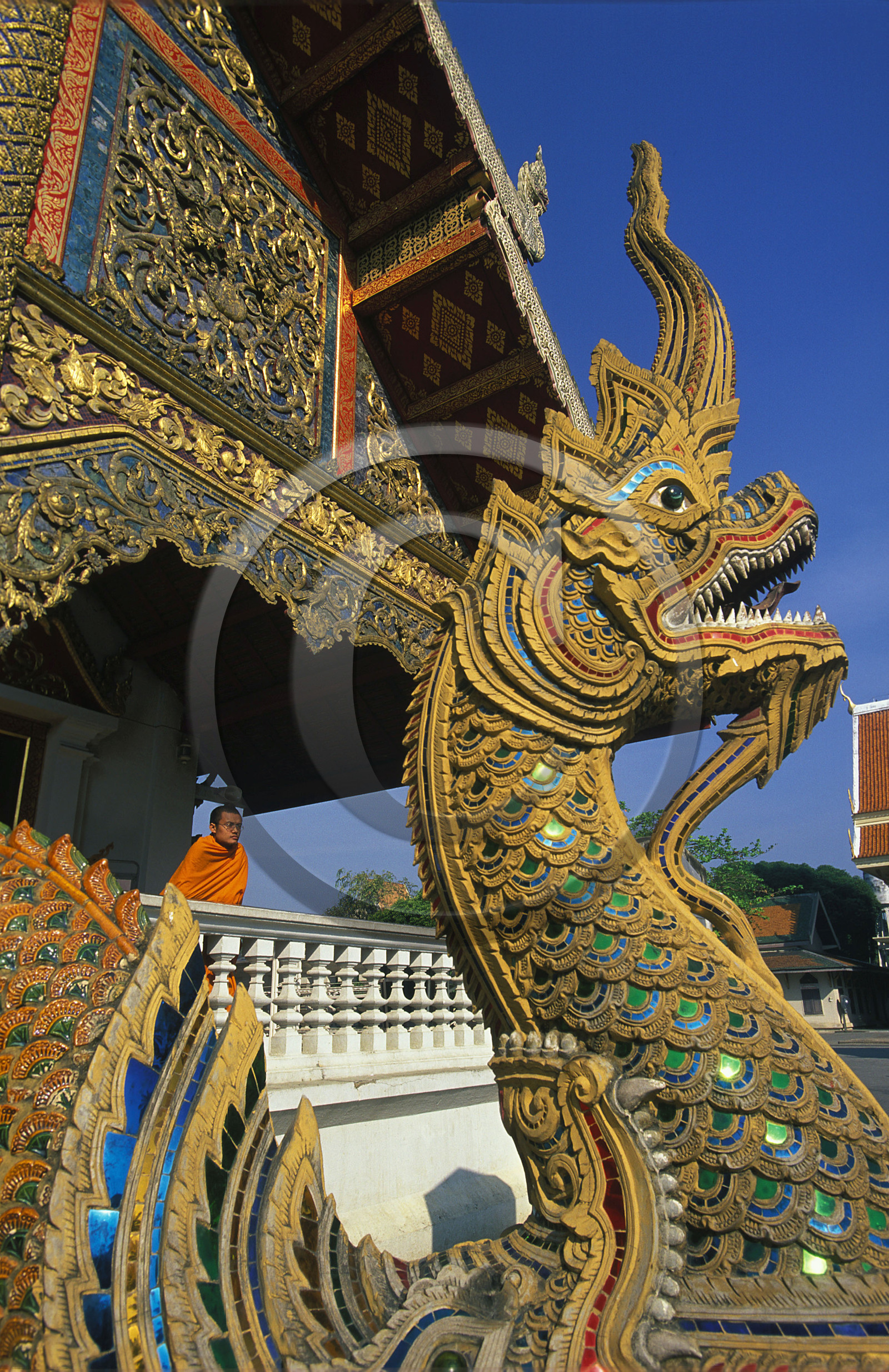 THAILANDE   CHANG MAI.TEMPLE DE WAT PHRA SINGH
