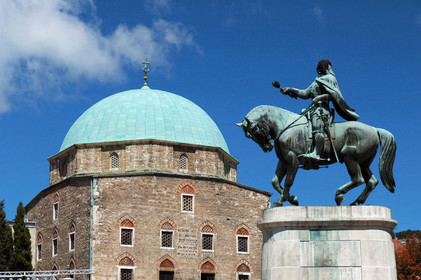 La Mosquee, Place Szechenyi, Pecs, Hongrie