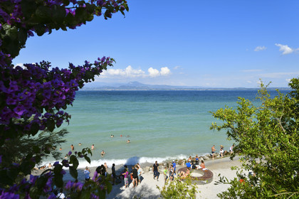 Italie lombardie lac garde sirmione plage