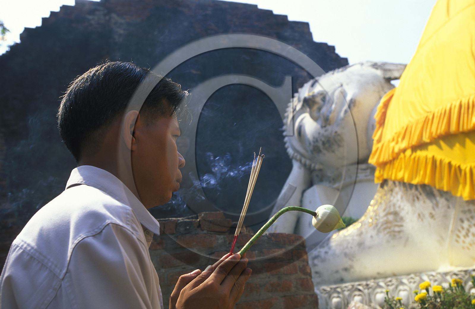 THAILANDE   AYUTHAYA.WAT HAI CHAI MONGKHON