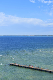 Italie lombardie lac garde sirmione plage