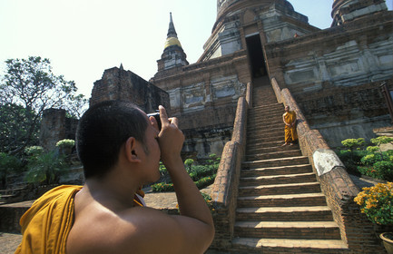 THAILANDE   AYUTHAYA.WAT HAI CHAI MONGKHON