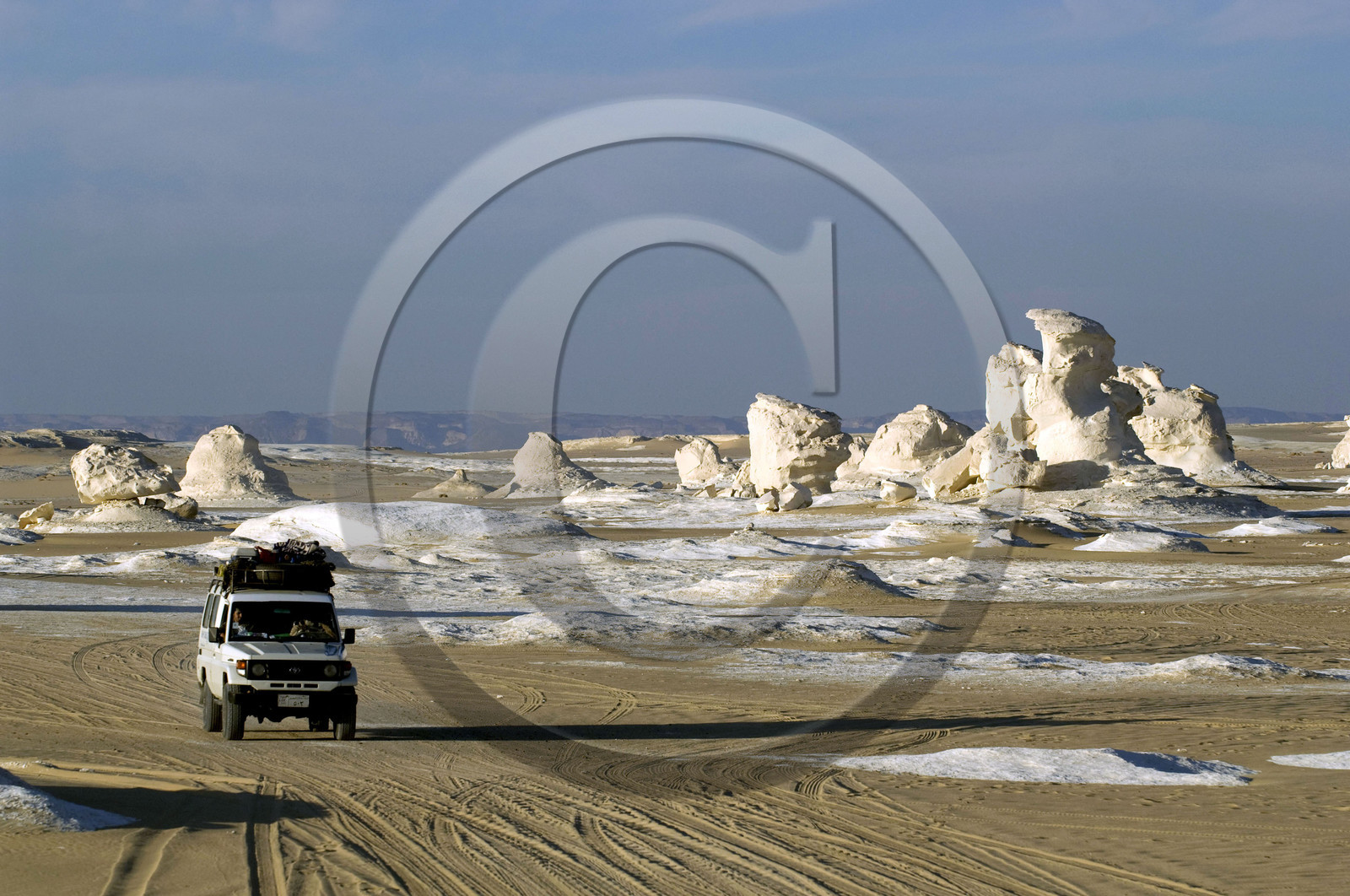 Egypte, désert blanc
