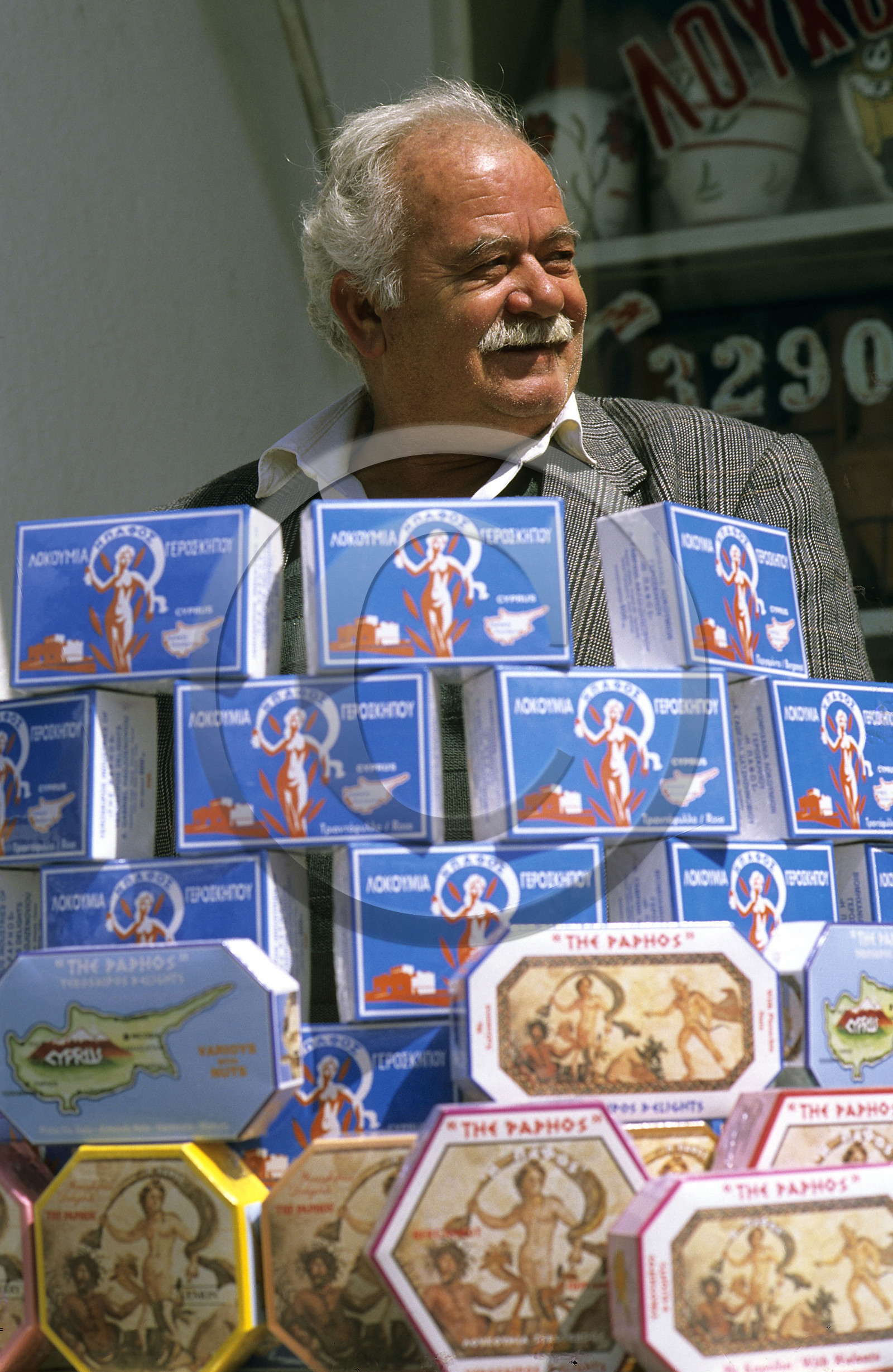 VENDEUR DE LOUKOUM. CHYPRE