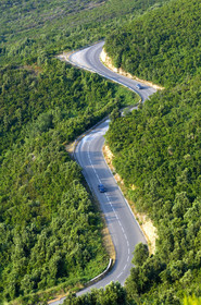 Route du Col de Teghime, Corse, France
