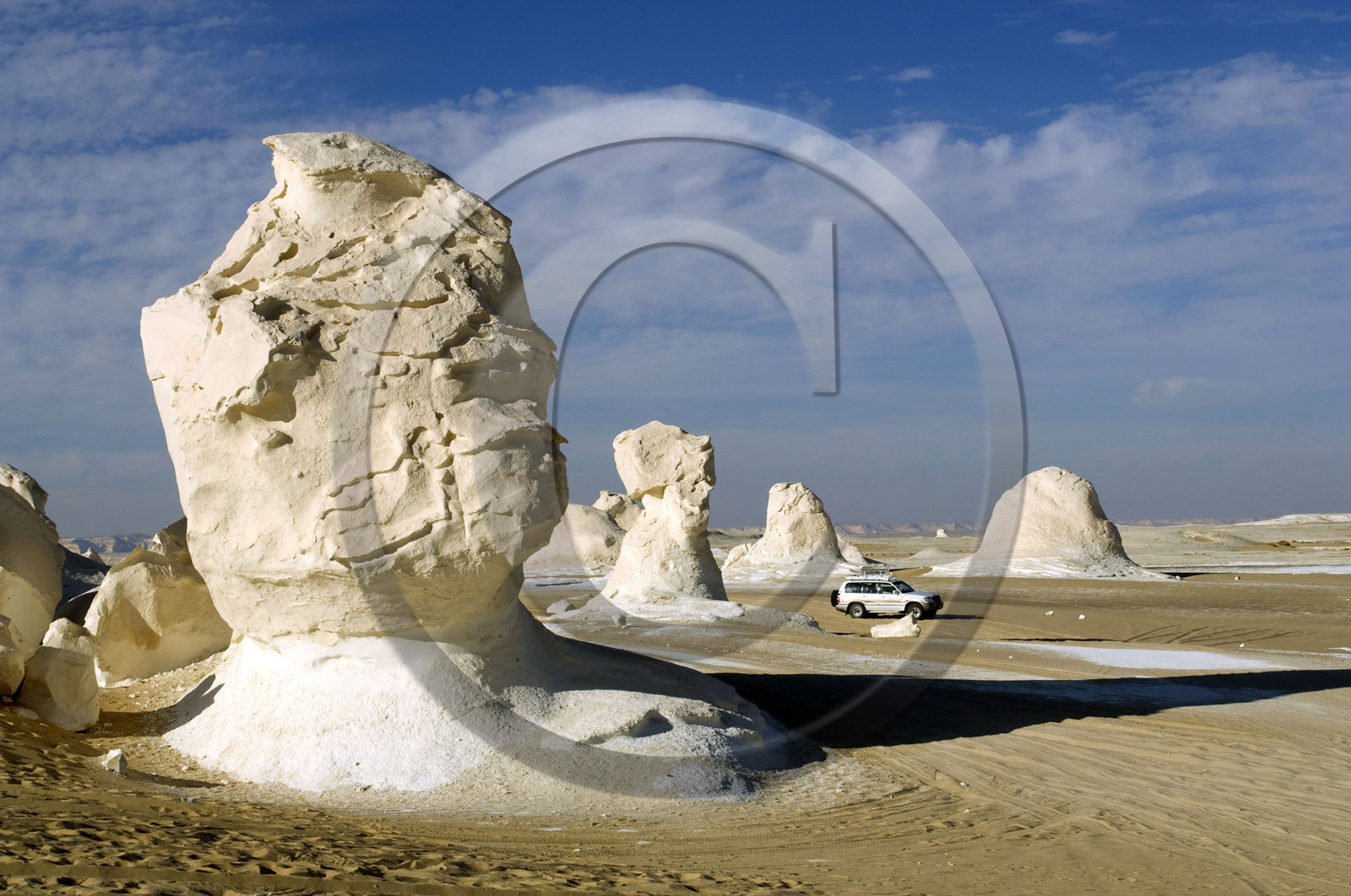 Egypte, désert blanc
