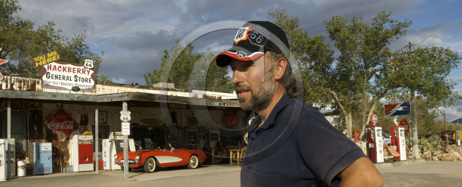 USA, ARIZONA, ROAD 66 (route 66), GENERAL STORE DE HACKBERRY