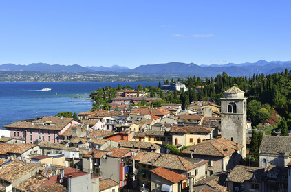 Italie lombardie lac garde sirmione vue