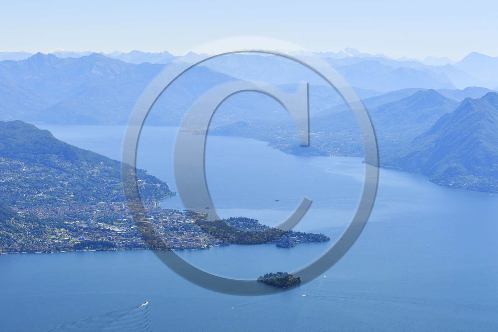 Italie piemont panorama sommet mont mottarone