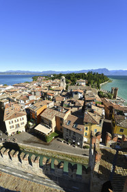 Italie lombardie lac garde sirmione vue