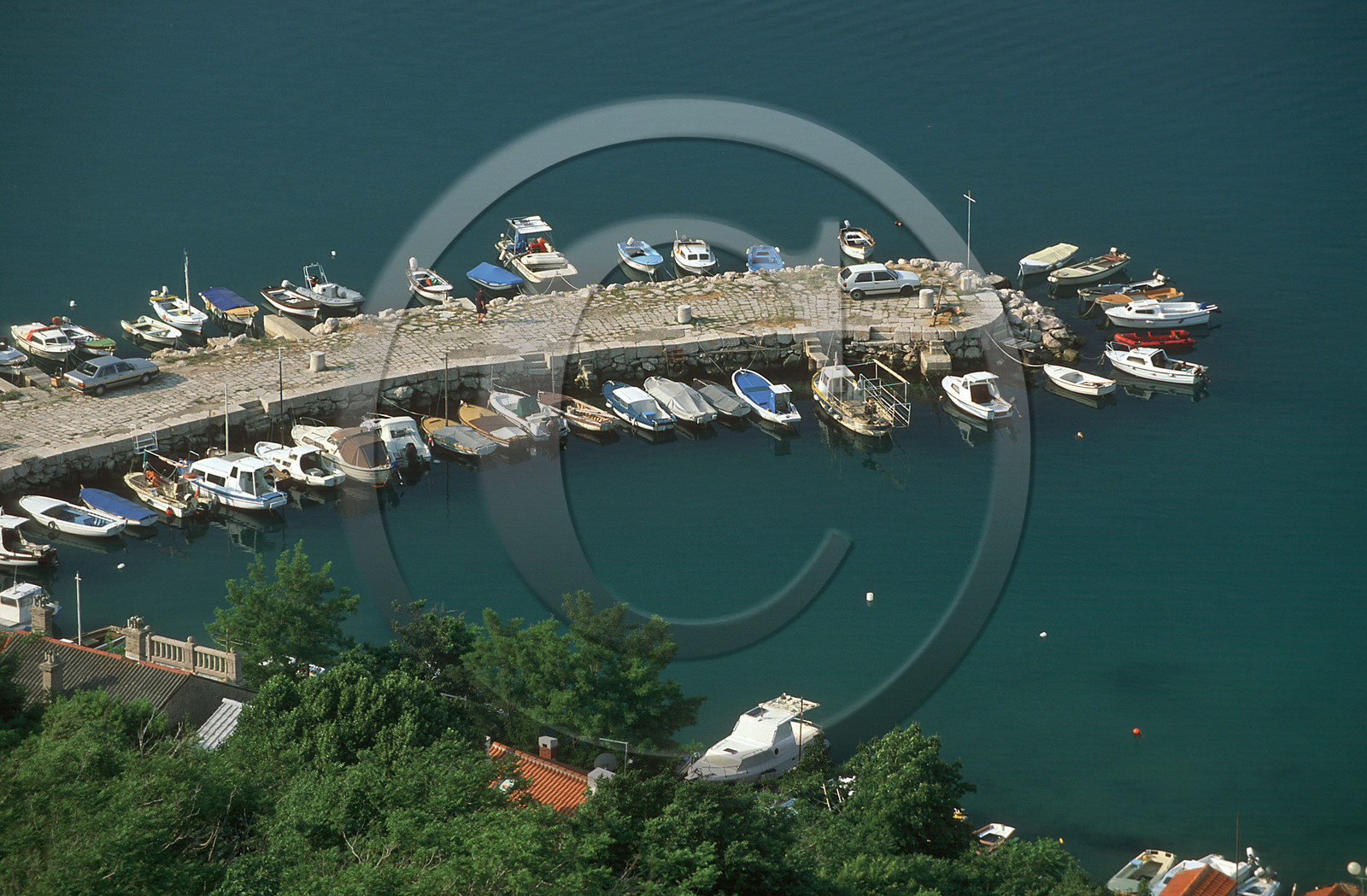 CROATIE. ILE DE KRK. BASKA