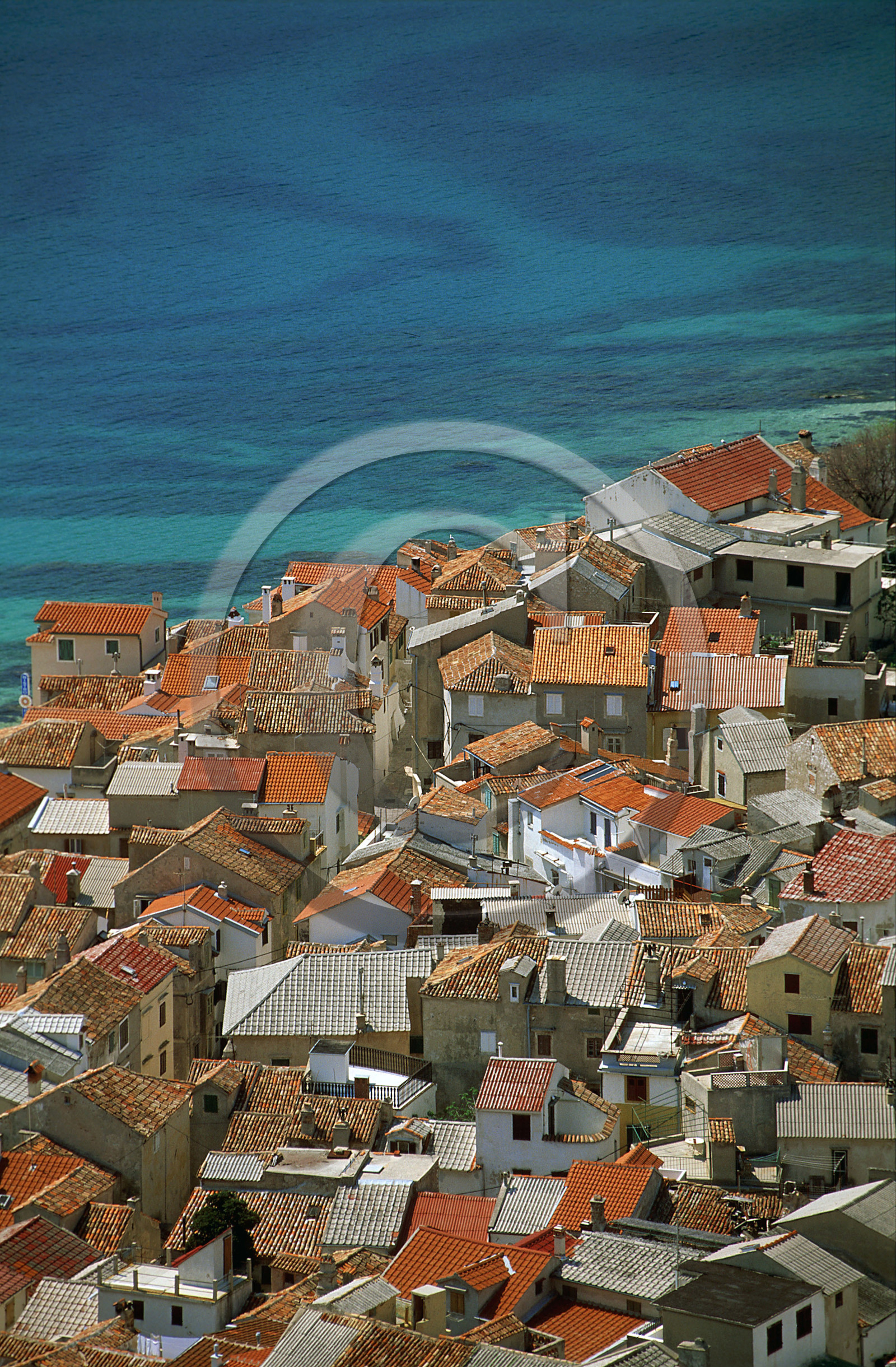 CROATIE. ILE DE KRK. BASKA