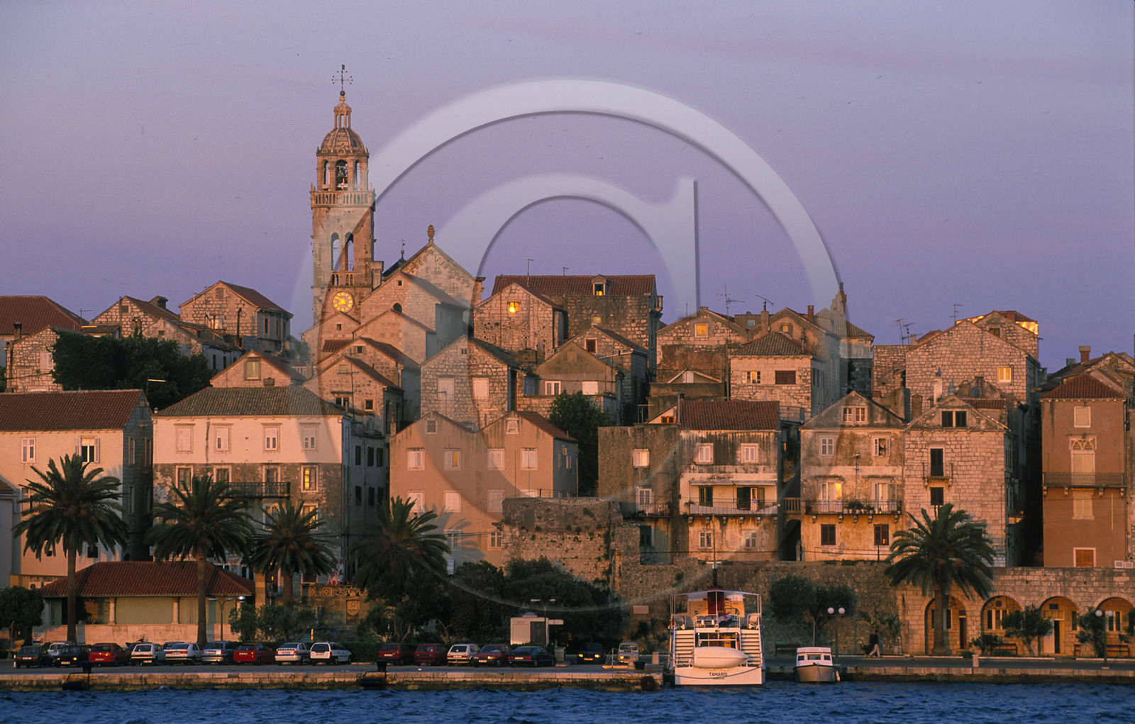 VILLE ET ILE DE KORCULA. CROATIE