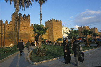 MAROC   RABAT.MURAILLES VIEILLE VILLE