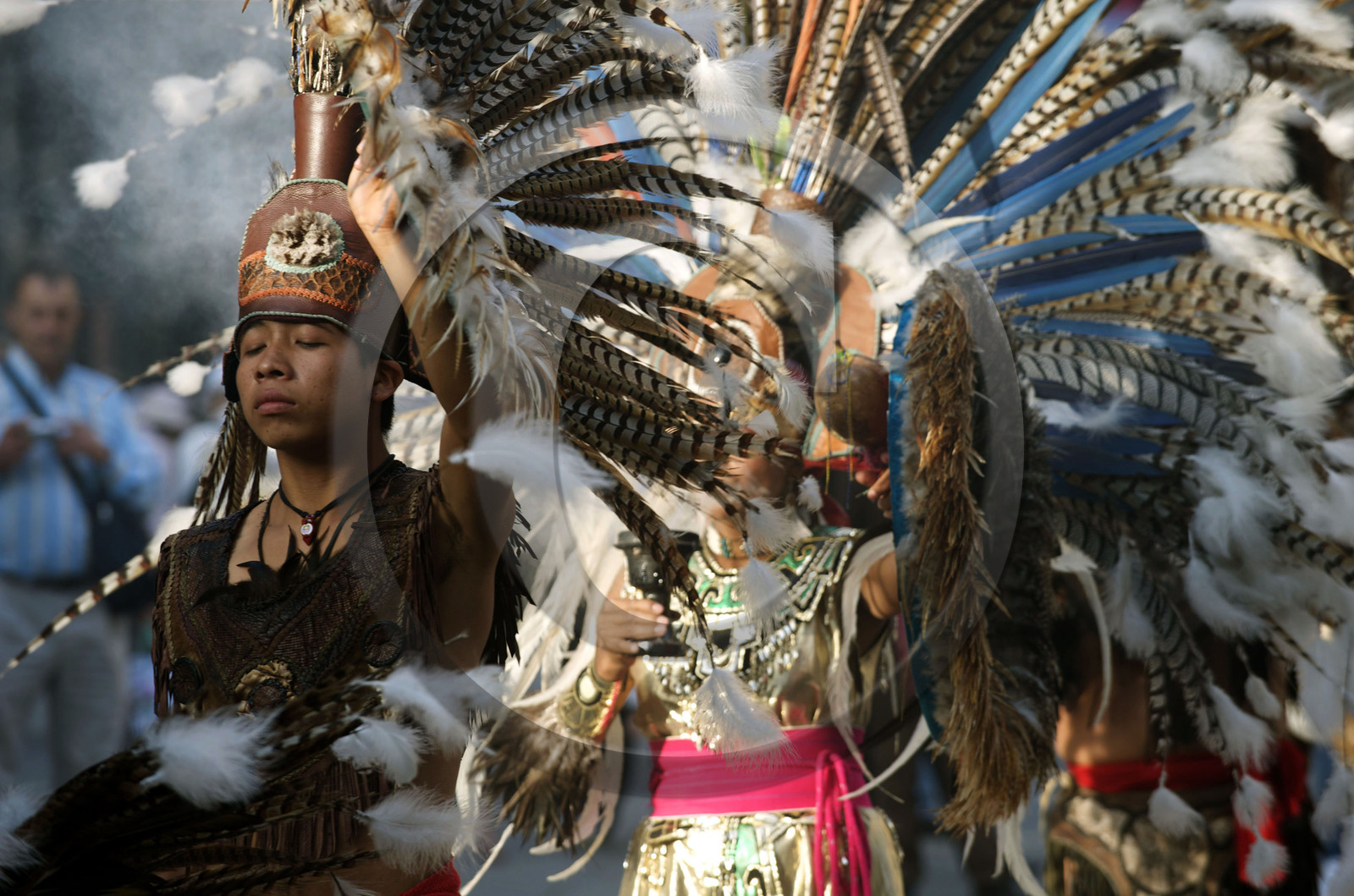 Mexique, danseurs Asteques