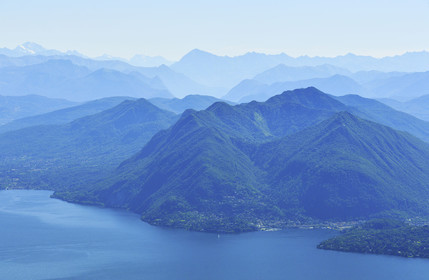 Italie piemont panorama sommet mont mottarone