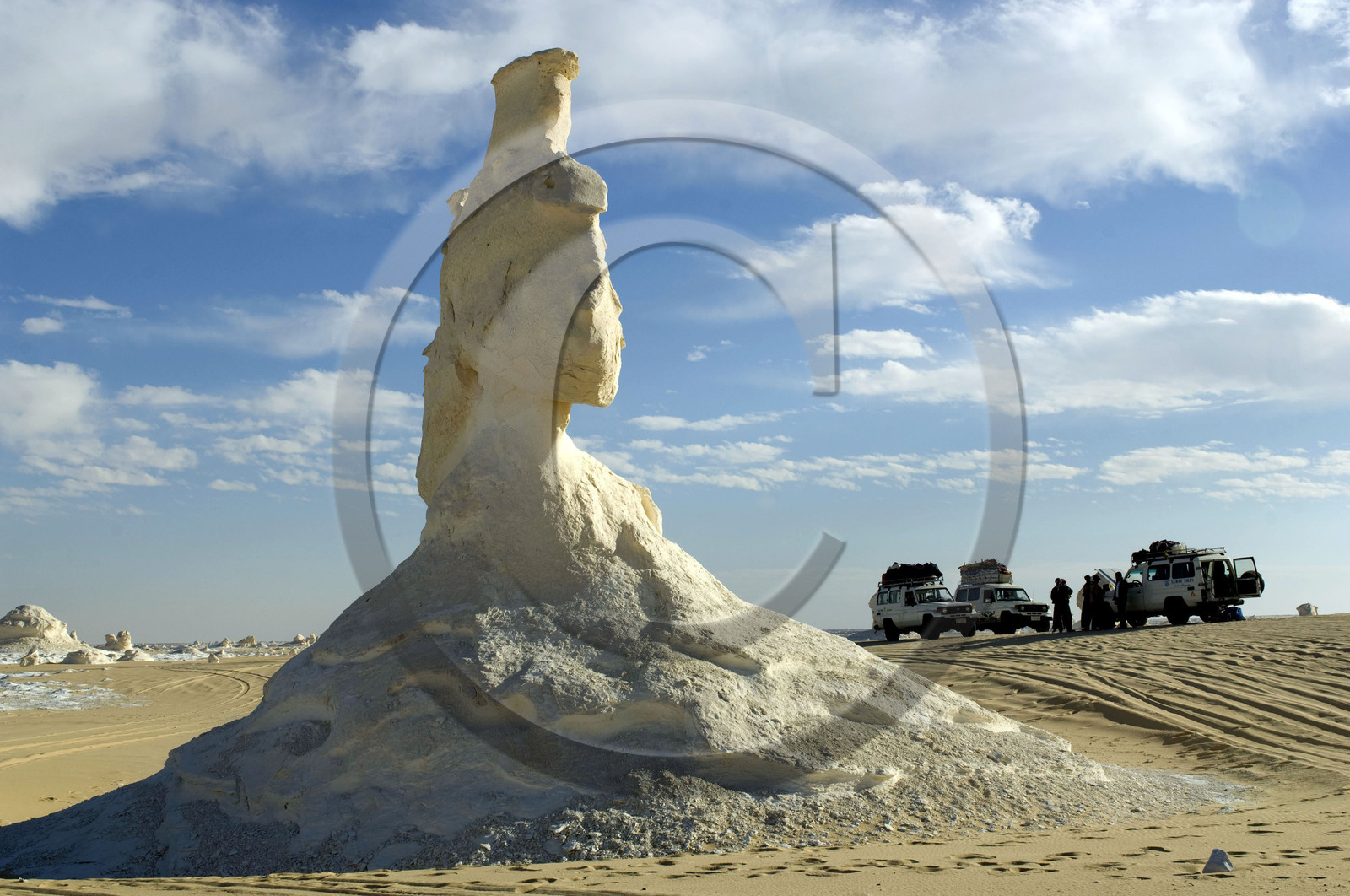 Egypte, désert blanc