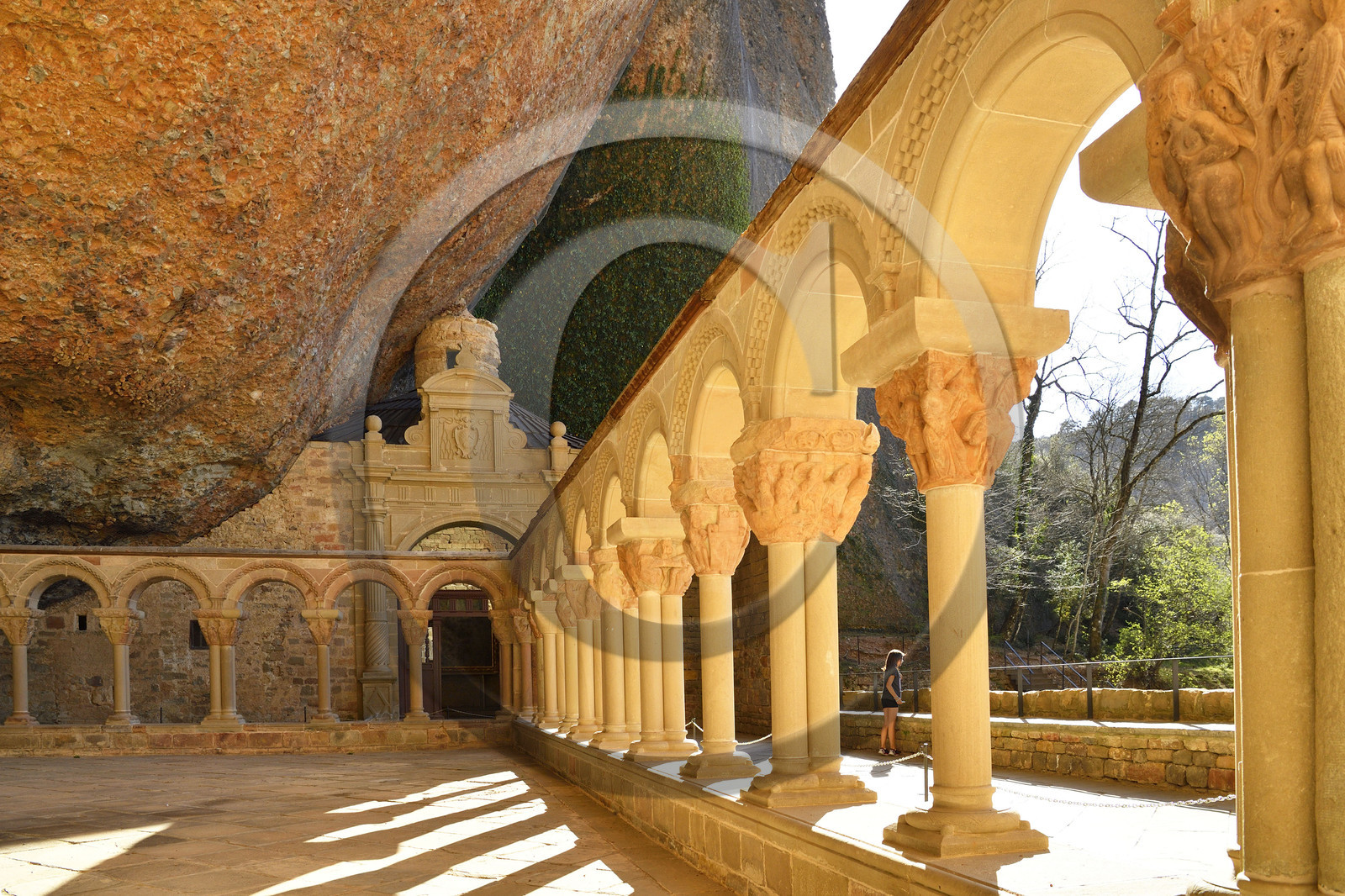 Espagne aragon jaca ermitage rupestre cloitre