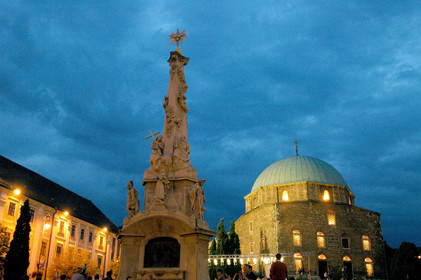 La Mosquee, Place Szechenyi, Pecs, Hongrie