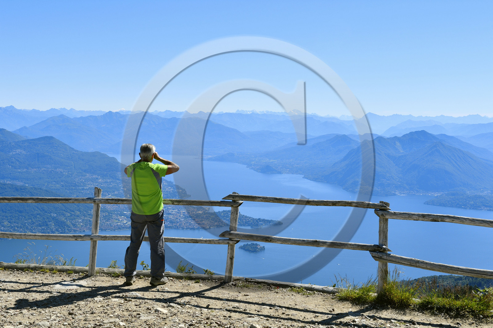 Italie piemont panorama sommet mont mottarone