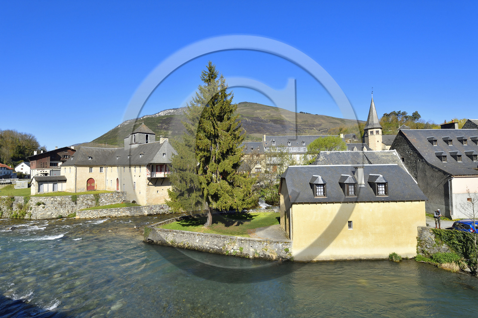 France hautes pyrenees vallee louron arreau chateau