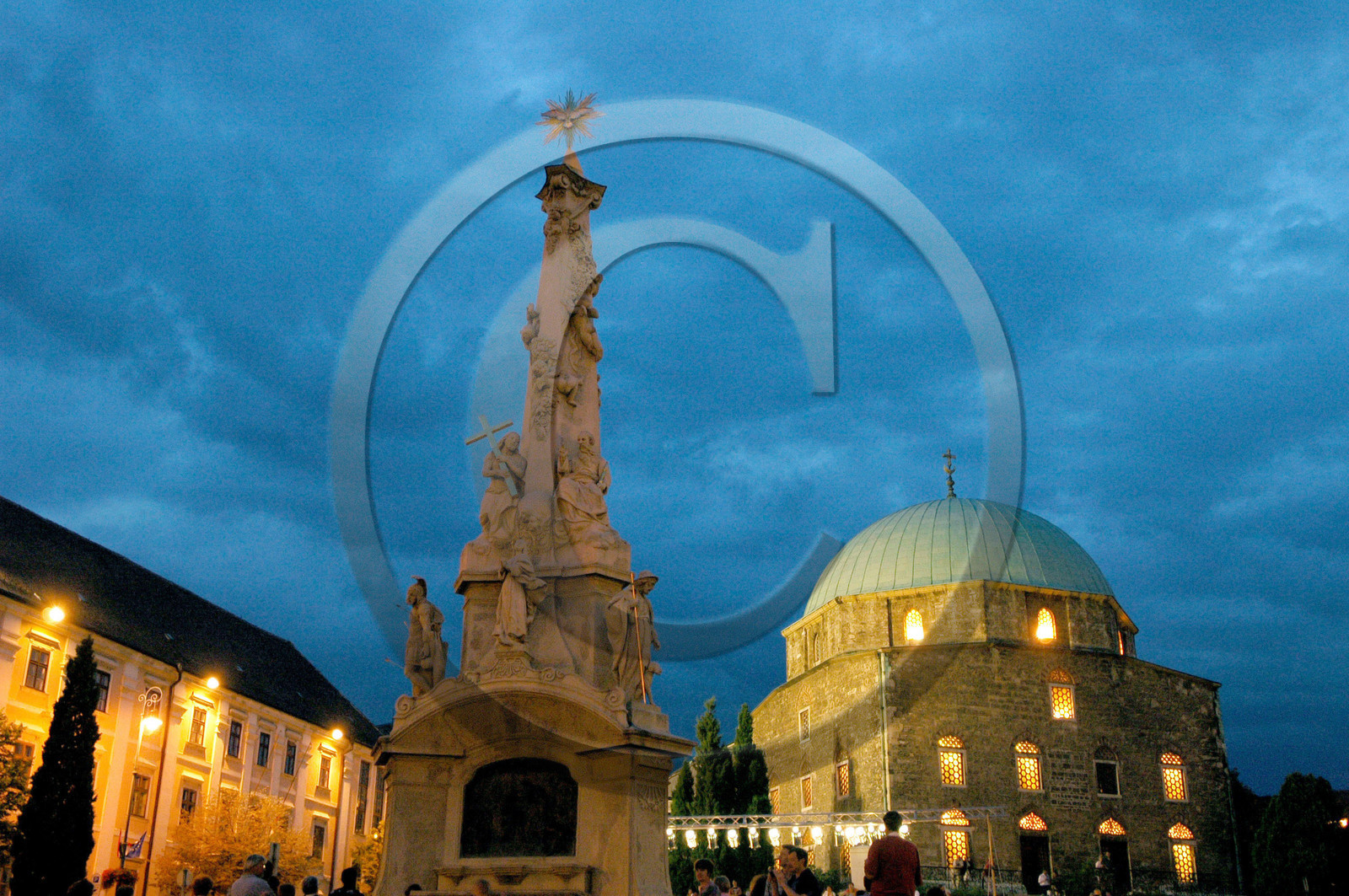 La Mosquee, Place Szechenyi, Pecs, Hongrie