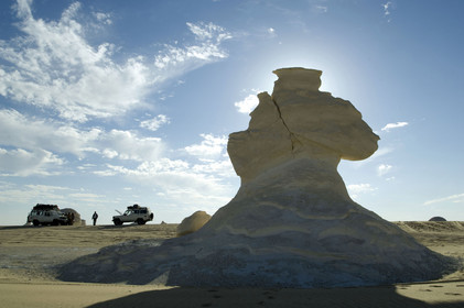 Egypte, désert blanc