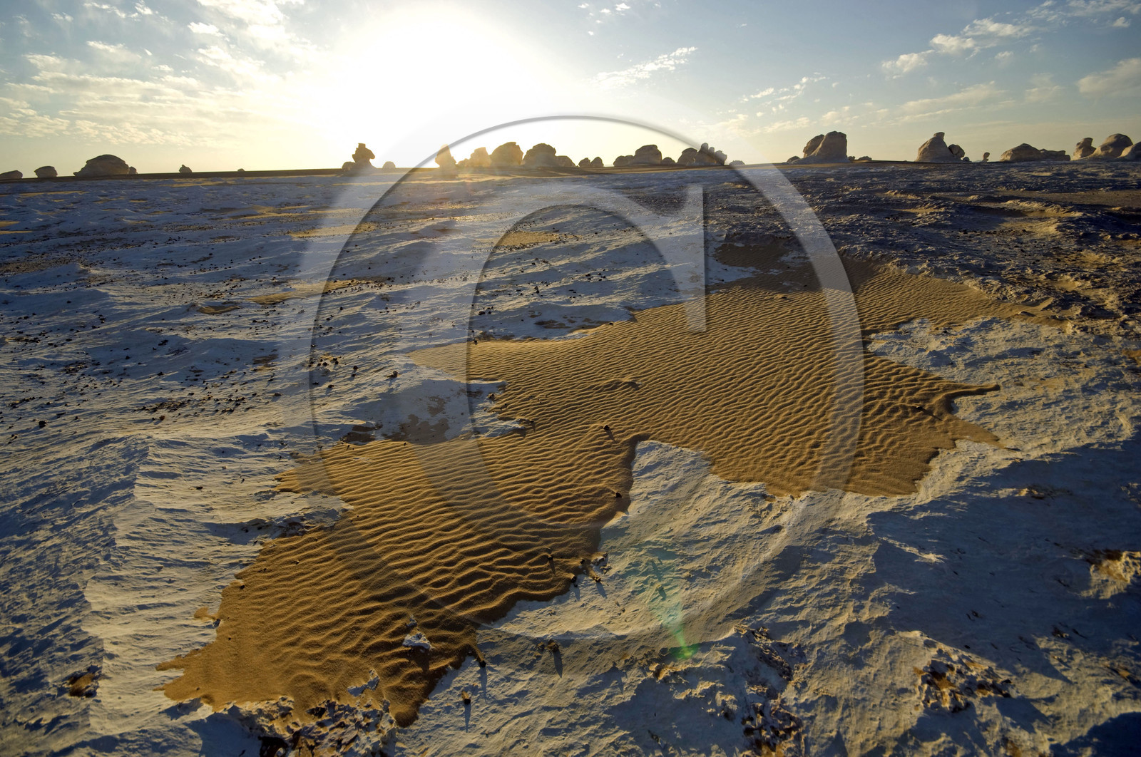 Egypte, désert blanc