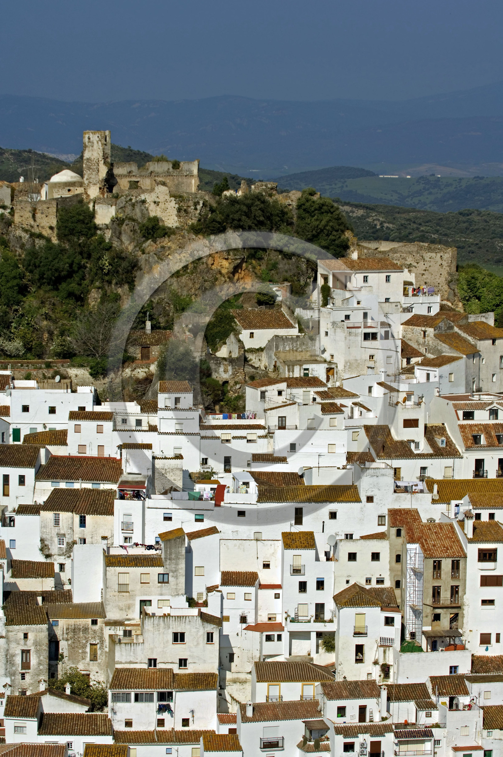 Casares, white village of Andalucia, Spain