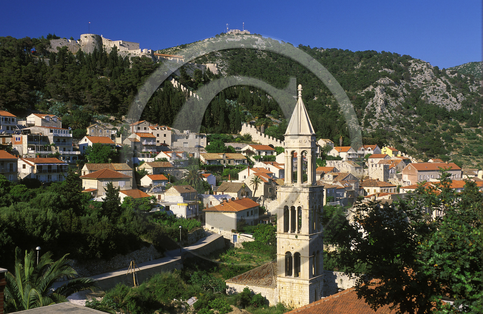 VILLE ET ILE DE HVAR. CROATIE